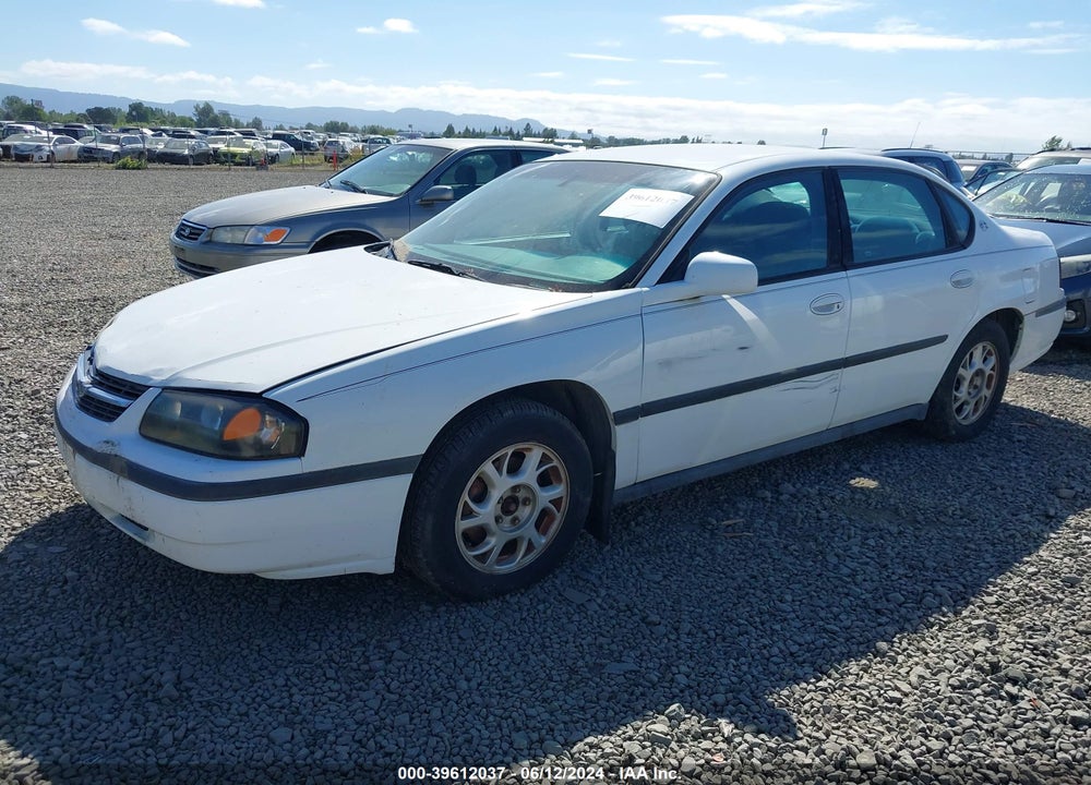 2000 CHEVROLET IMPALA VIN: 2G1WF55E1Y9346188