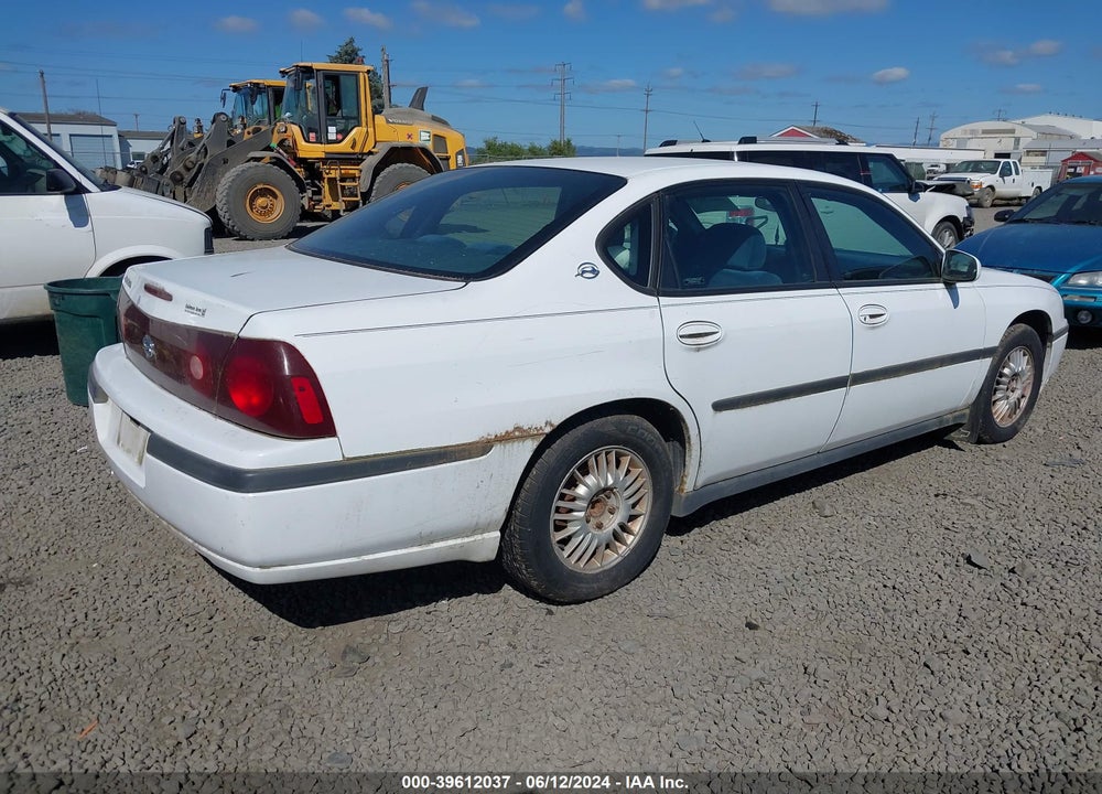 2000 CHEVROLET IMPALA VIN: 2G1WF55E1Y9346188