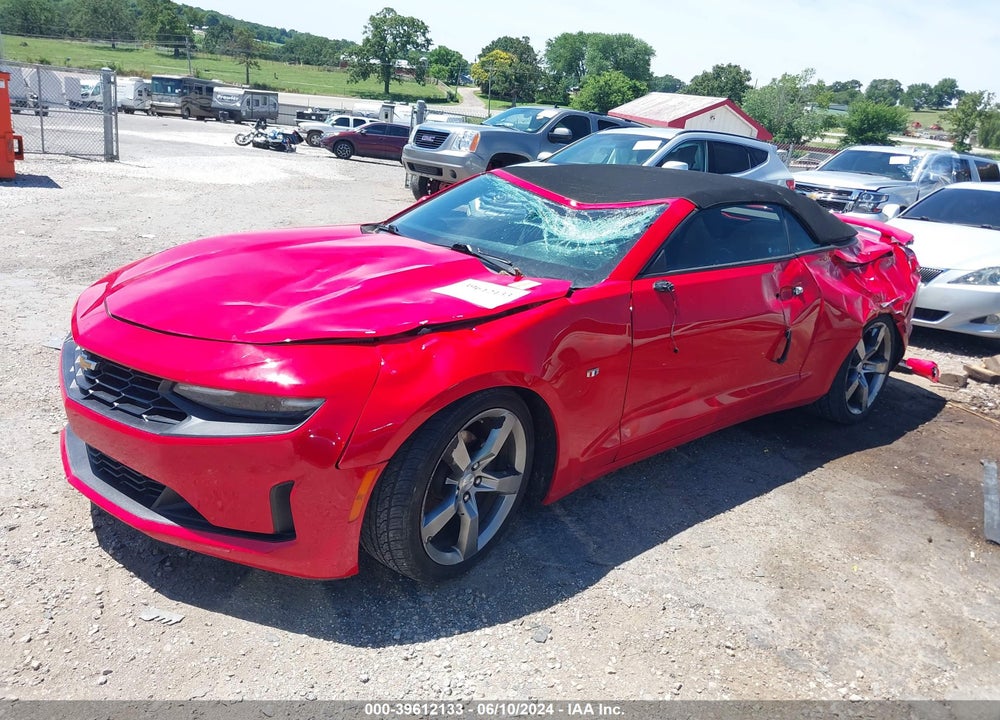 2019 CHEVROLET CAMARO 1LT VIN: 1G1FB3DS6K0116574
