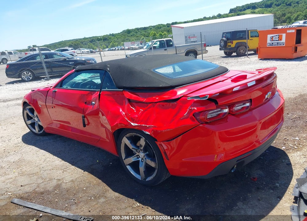 2019 CHEVROLET CAMARO 1LT VIN: 1G1FB3DS6K0116574