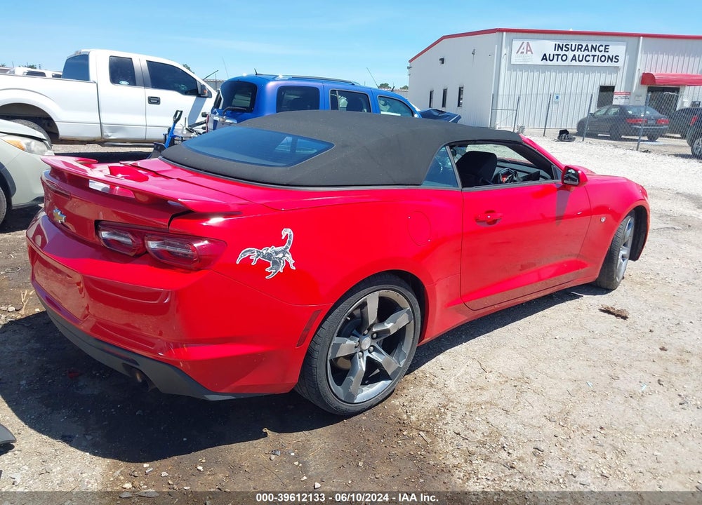 2019 CHEVROLET CAMARO 1LT VIN: 1G1FB3DS6K0116574