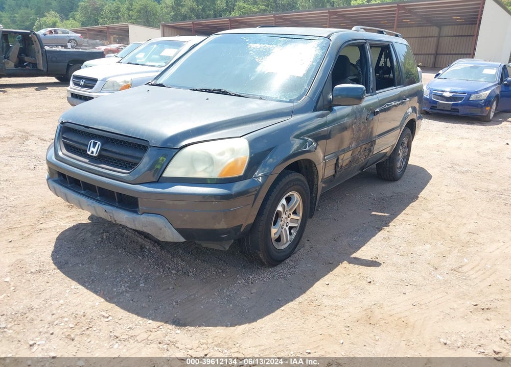 2004 HONDA PILOT EX-L VIN: 2HKYF18614H502573