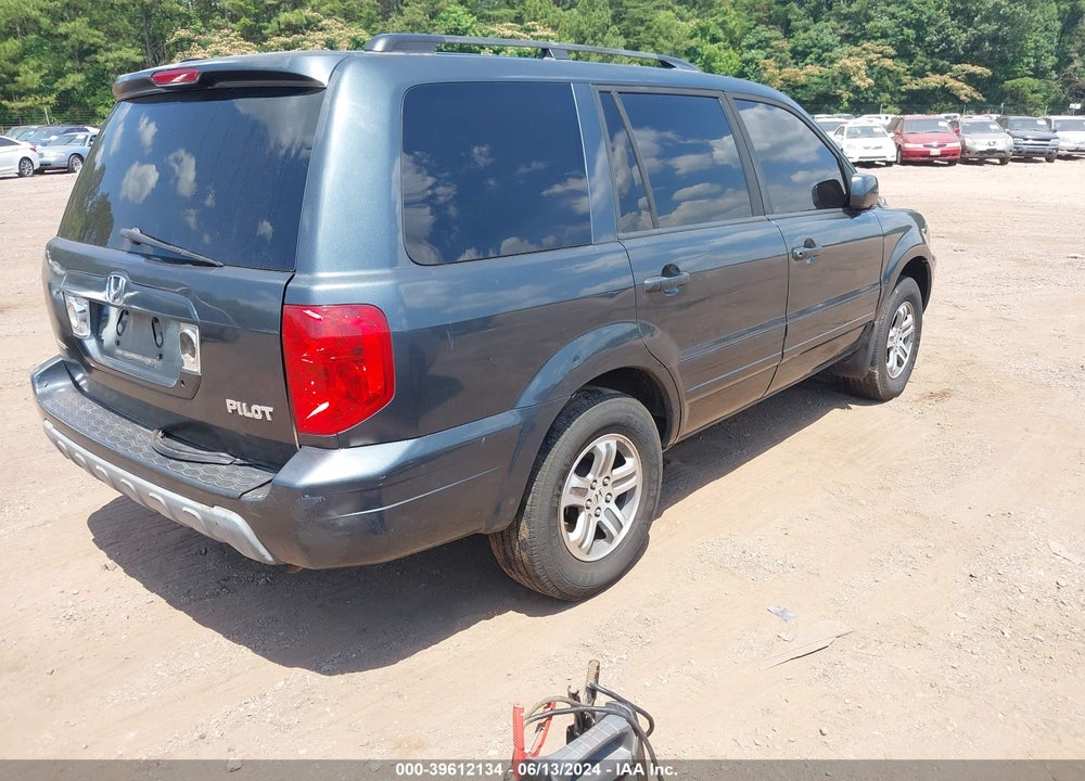 2004 HONDA PILOT EX-L VIN: 2HKYF18614H502573