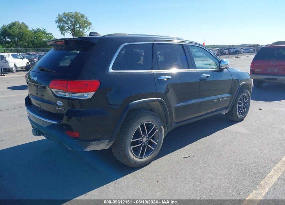 2017 JEEP GRAND CHEROKEE LIMITED 4X4 VIN: 1C4RJFBG7HC655591