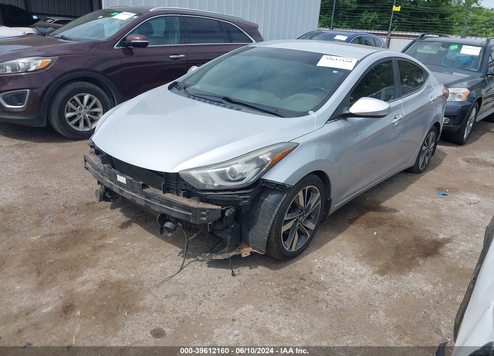 2014 HYUNDAI ELANTRA LIMITED VIN: KMHDH4AE0EU090130