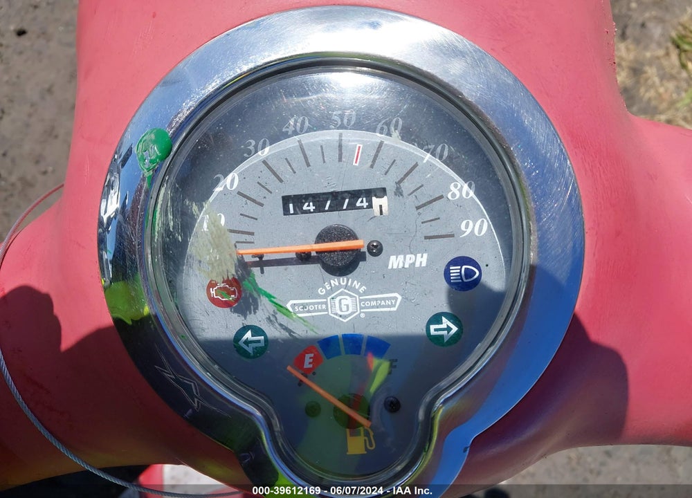 2013 GENUINE SCOOTER CO. BUDDY 170I VIN: RFVPAC908D1001967