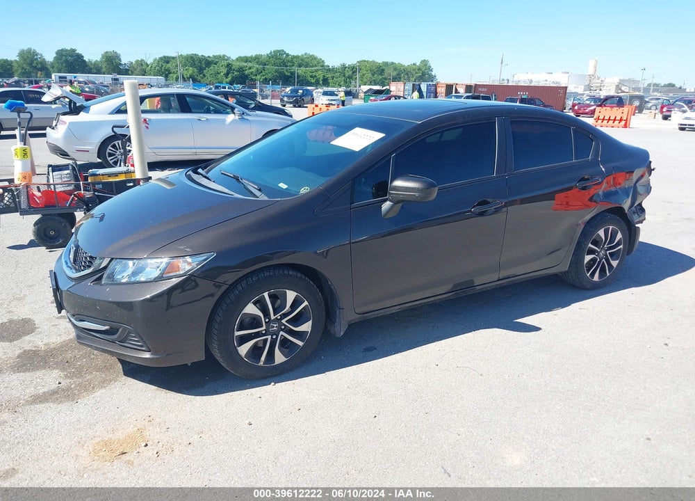 2013 HONDA CIVIC EX VIN: 19XFB2F80DE047586