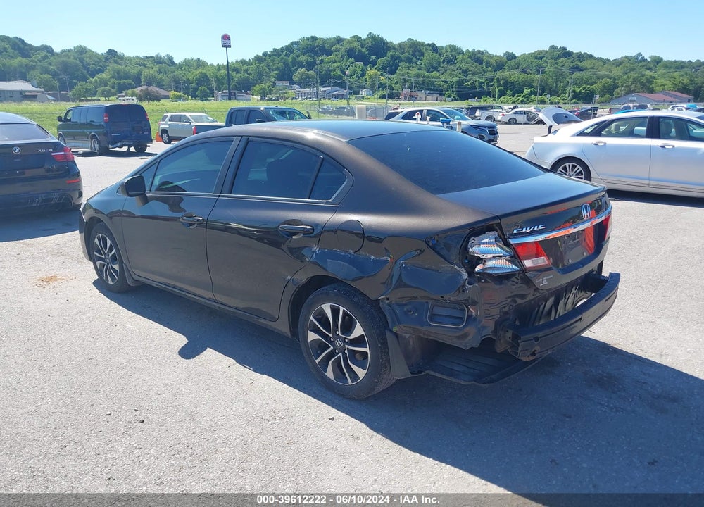 2013 HONDA CIVIC EX VIN: 19XFB2F80DE047586