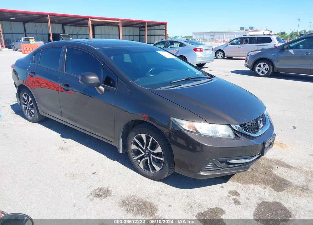 2013 HONDA CIVIC EX VIN: 19XFB2F80DE047586