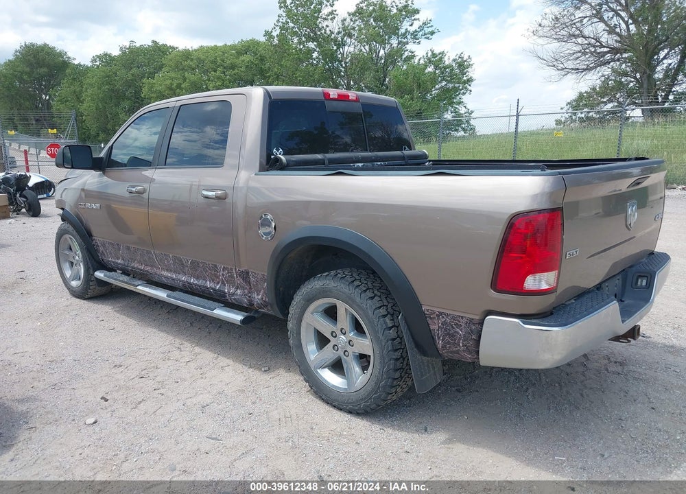 2009 DODGE RAM 1500 SLT/SPORT/TRX VIN: 1D3HV13T39S775837