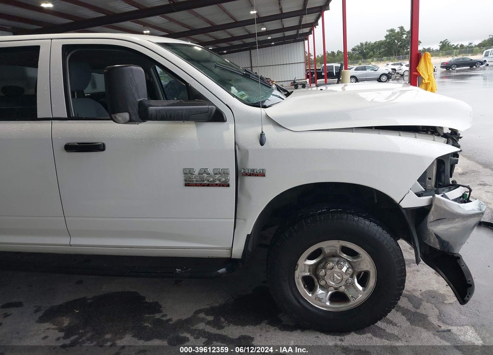 2013 RAM 2500 TRADESMAN VIN: 3C6TR5CT8DG600022