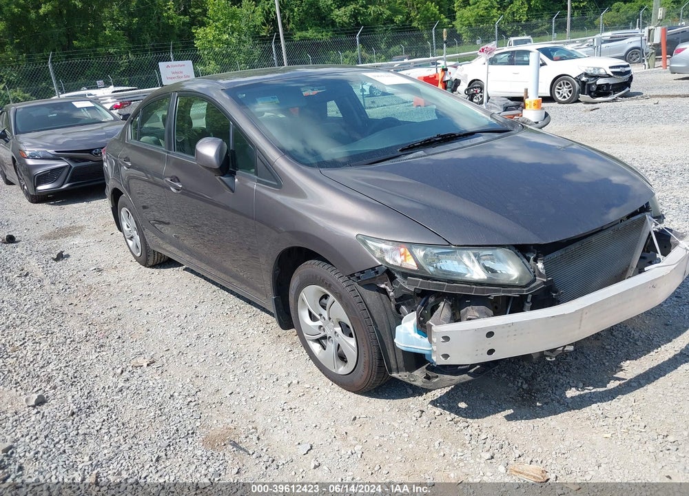 2013 HONDA CIVIC LX VIN: 2HGFB2F52DH544327