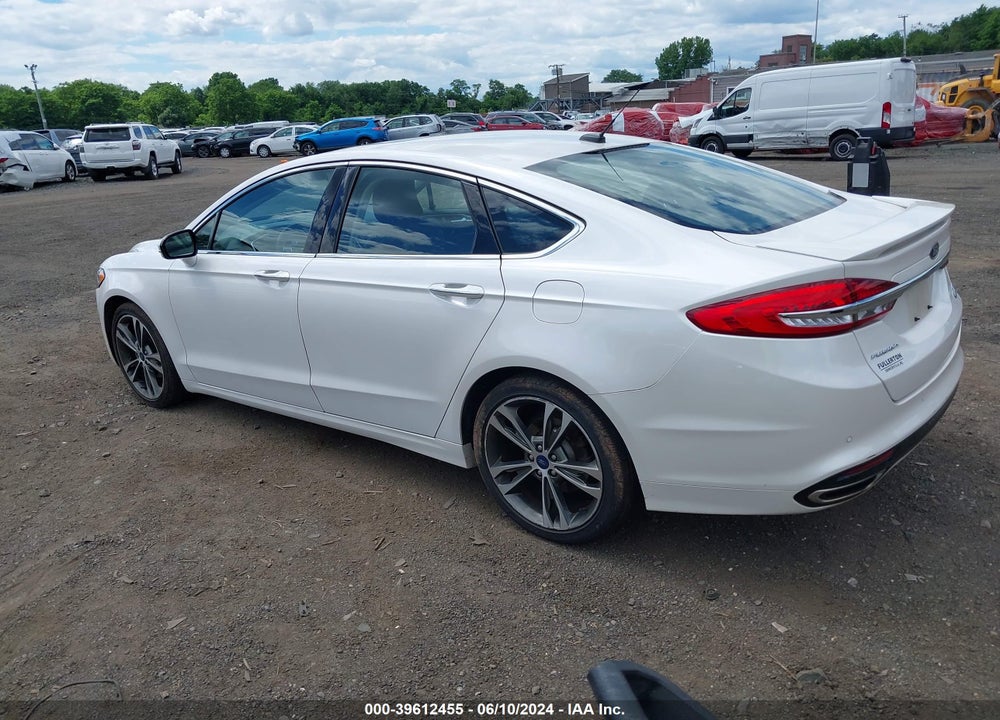 2017 FORD FUSION TITANIUM VIN: 3FA6P0D9XHR231343