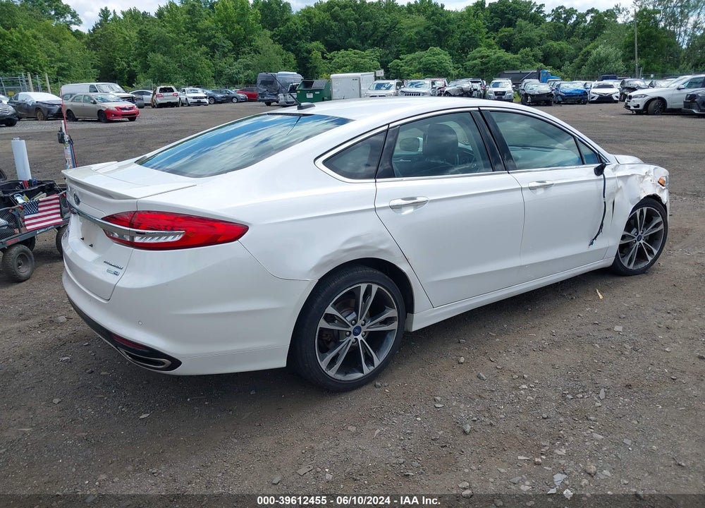 2017 FORD FUSION TITANIUM VIN: 3FA6P0D9XHR231343