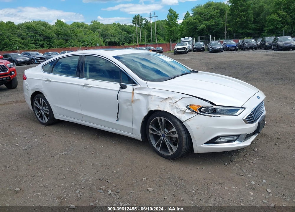 2017 FORD FUSION TITANIUM VIN: 3FA6P0D9XHR231343