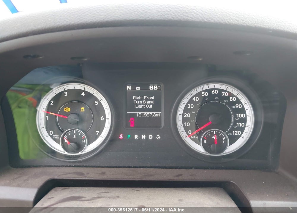 2013 RAM 1500 SLT VIN: 1C6RR6LG1DS540533