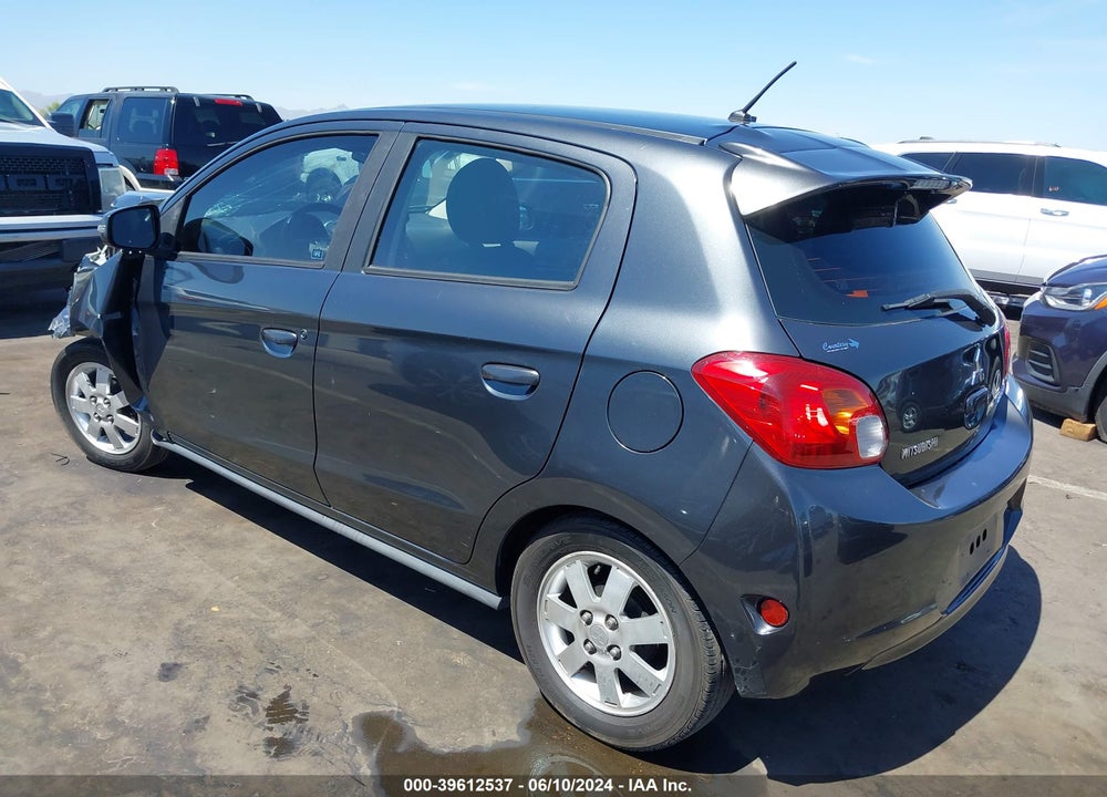 2015 MITSUBISHI MIRAGE ES/RF VIN: ML32A4HJ6FH003525