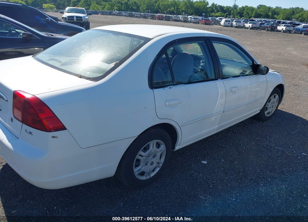 2002 HONDA CIVIC LX VIN: 2HGES16572H544813