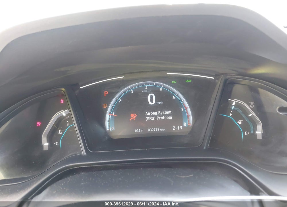2020 HONDA CIVIC LX VIN: 19XFC2F66LE006700
