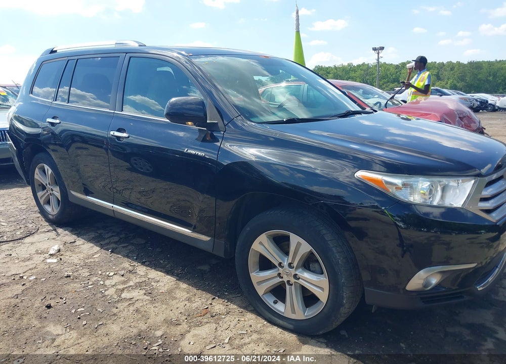 2012 TOYOTA HIGHLANDER LIMITED V6 VIN: 5TDYK3EH9CS088173