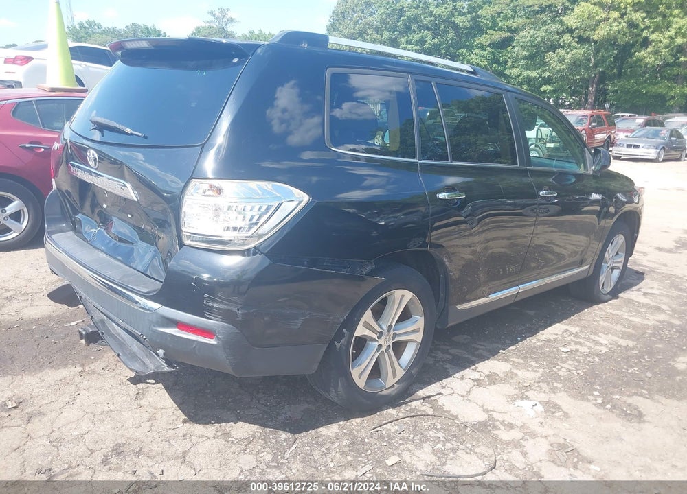 2012 TOYOTA HIGHLANDER LIMITED V6 VIN: 5TDYK3EH9CS088173
