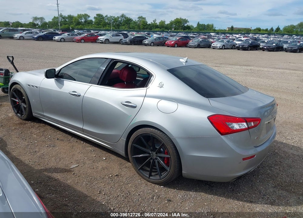 2015 MASERATI GHIBLI S Q4 VIN: ZAM57RTA2F1130970