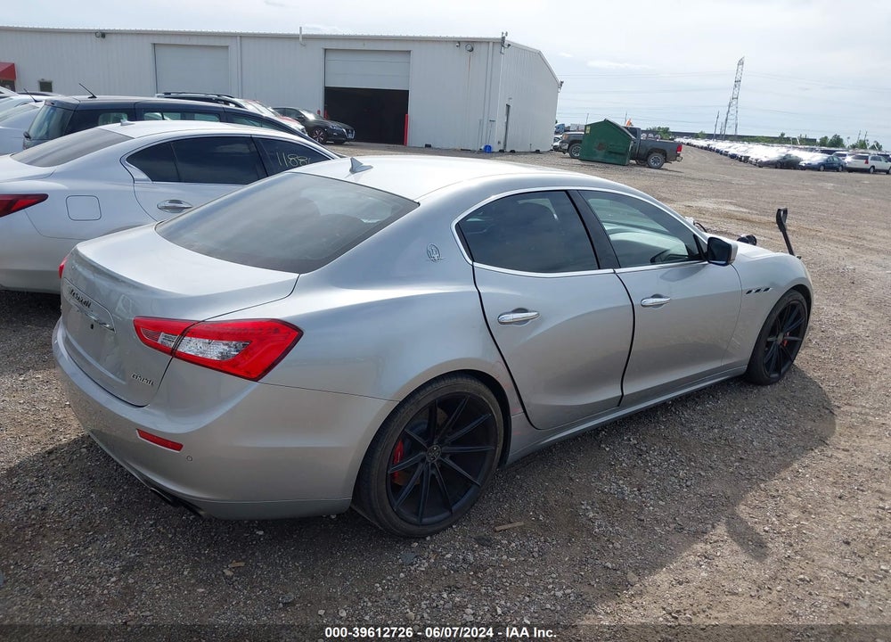 2015 MASERATI GHIBLI S Q4 VIN: ZAM57RTA2F1130970