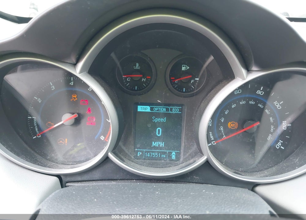 2013 CHEVROLET CRUZE ECO AUTO VIN: 1G1PH5SB3D7197691