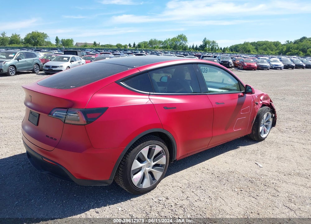 2021 TESLA MODEL Y LONG RANGE DUAL MOTOR ALL-WHEEL DRIVE VIN: 5YJYGDEE6MF212774