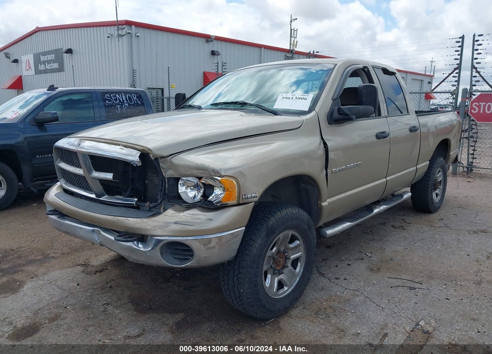 2004 DODGE RAM 2500 SLT/LARAMIE VIN: 3D7KU28D54G113188