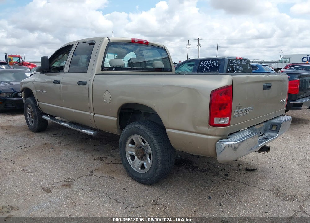 2004 DODGE RAM 2500 SLT/LARAMIE VIN: 3D7KU28D54G113188