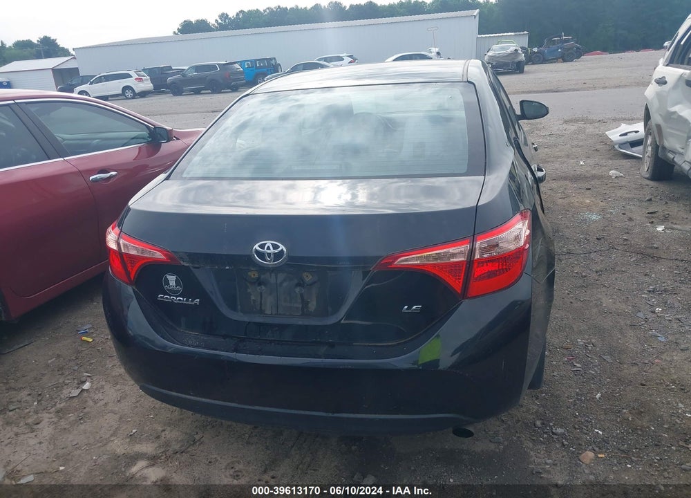 2018 TOYOTA COROLLA LE VIN: 2T1BURHE5JC992130