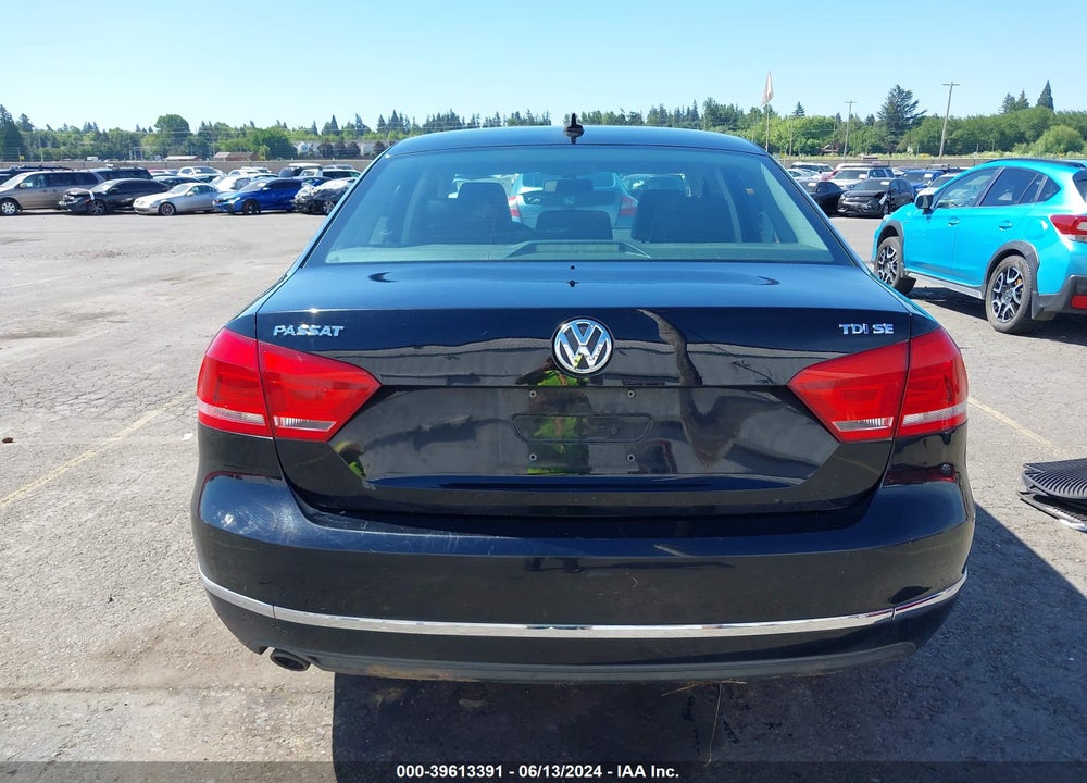 2013 VOLKSWAGEN PASSAT VIN: 1VWBN7A38DC013026