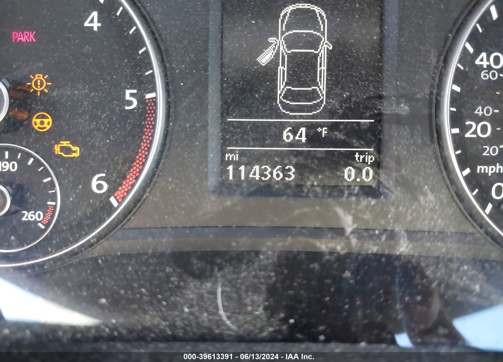 2013 VOLKSWAGEN PASSAT VIN: 1VWBN7A38DC013026