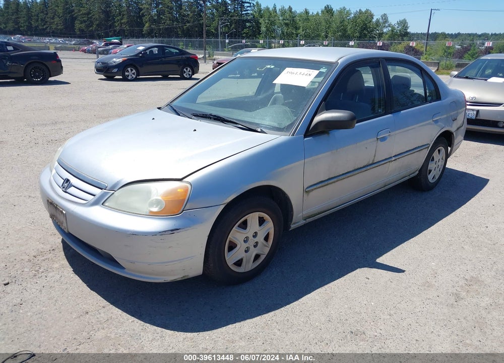 2003 HONDA CIVIC LX VIN: 2HGES155X3H620382