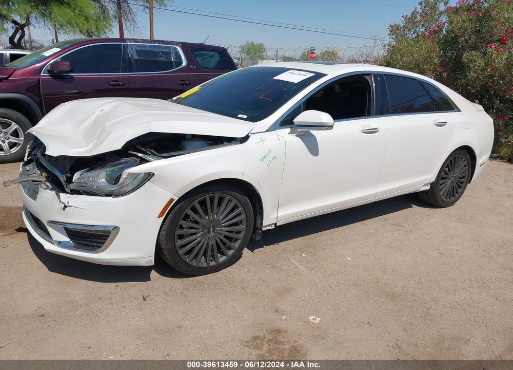 2017 LINCOLN MKZ HYBRID RESERVE VIN: 3LN6L5MU8HR655431