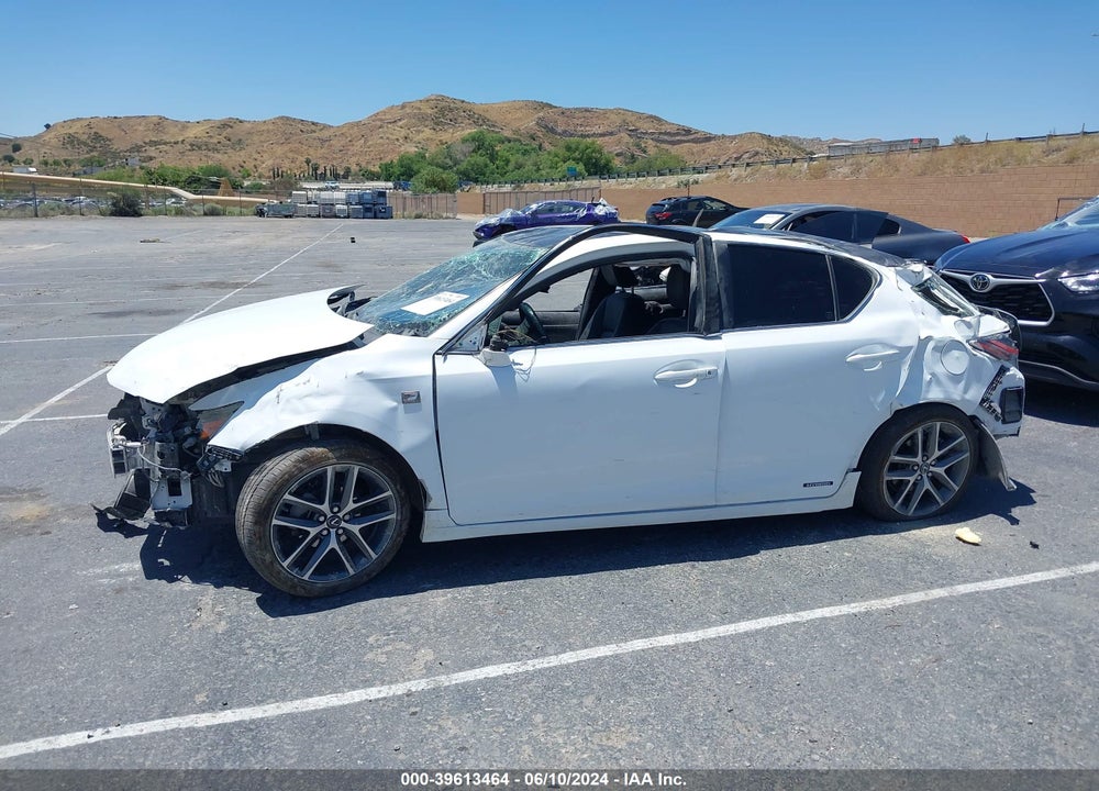 2015 LEXUS CT 200H VIN: JTHKD5BH7F2233026
