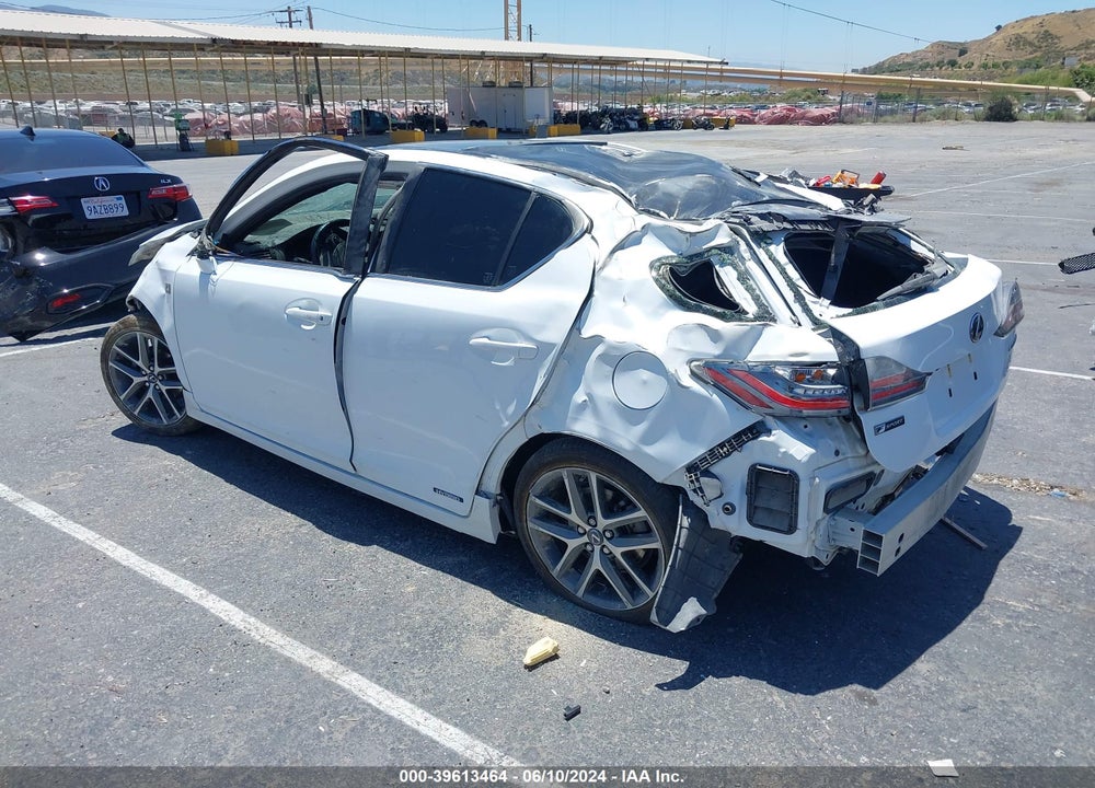 2015 LEXUS CT 200H VIN: JTHKD5BH7F2233026