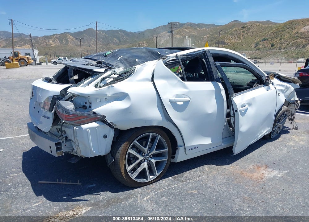 2015 LEXUS CT 200H VIN: JTHKD5BH7F2233026