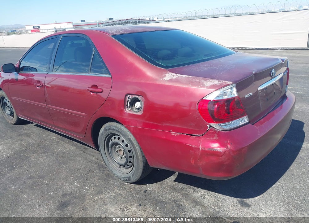 2005 TOYOTA CAMRY LE VIN: 4T1BE30K35U051873