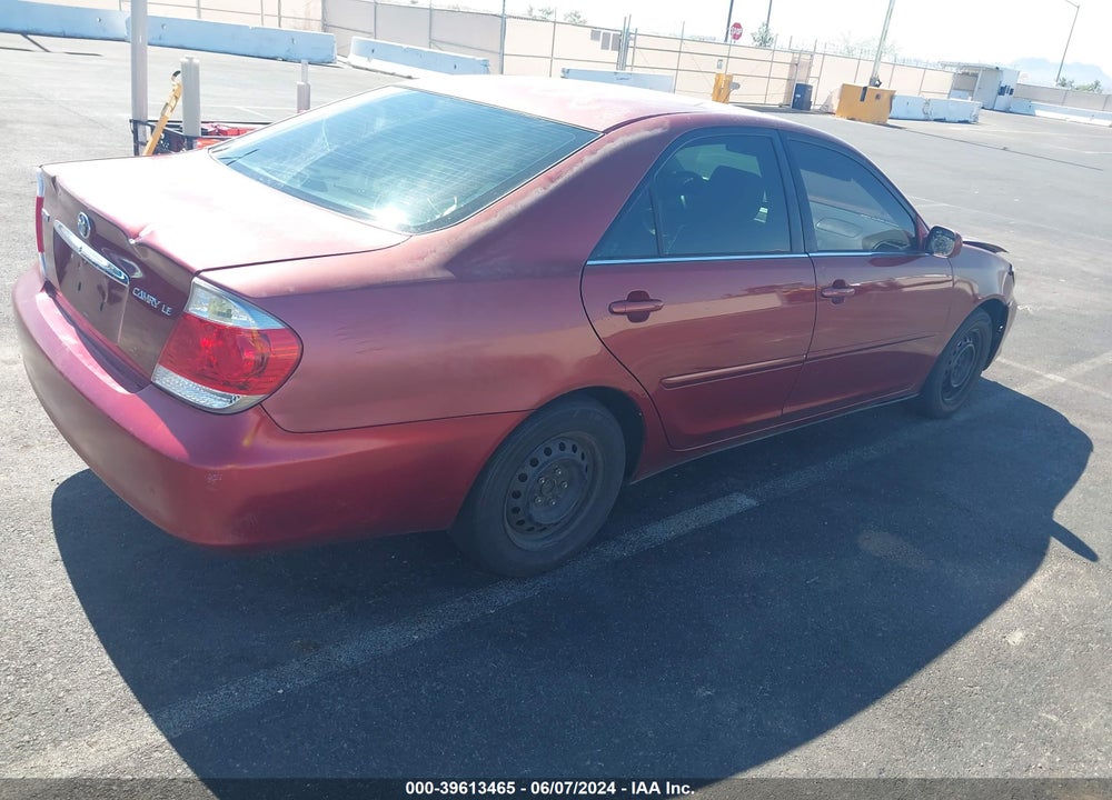 2005 TOYOTA CAMRY LE VIN: 4T1BE30K35U051873