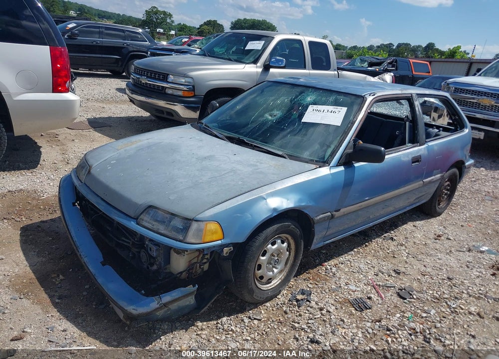 1991 HONDA CIVIC DX VIN: 2HGED6450MH541958