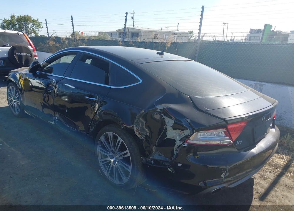 2012 AUDI A7 PREMIUM VIN: WAU2GAFC6CN141851