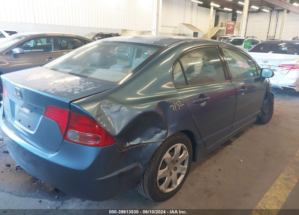 2007 HONDA CIVIC LX VIN: 2HGFA16567H513423