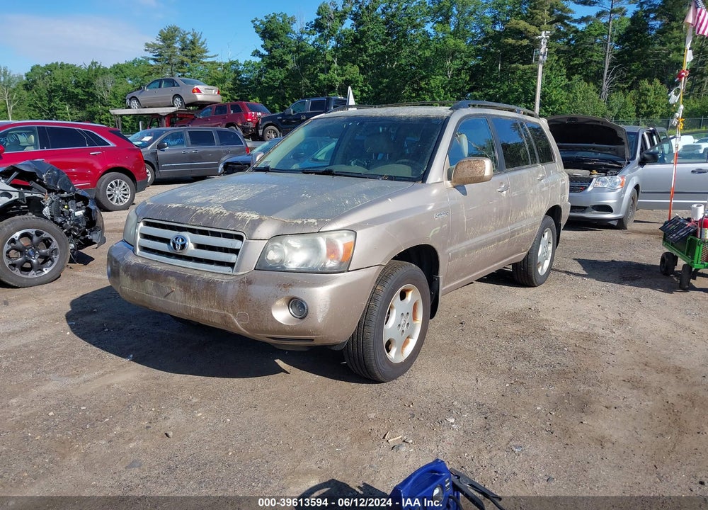 2005 TOYOTA HIGHLANDER LIMITED V6 VIN: JTEEP21A850135511