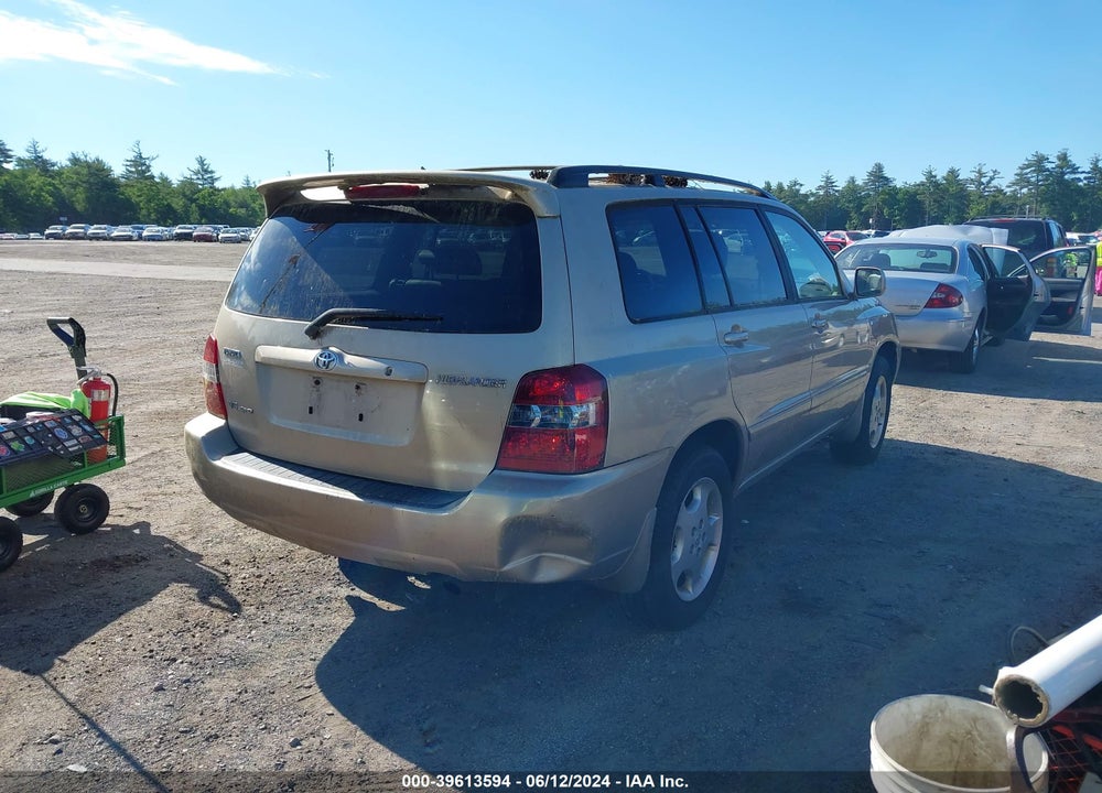 2005 TOYOTA HIGHLANDER LIMITED V6 VIN: JTEEP21A850135511