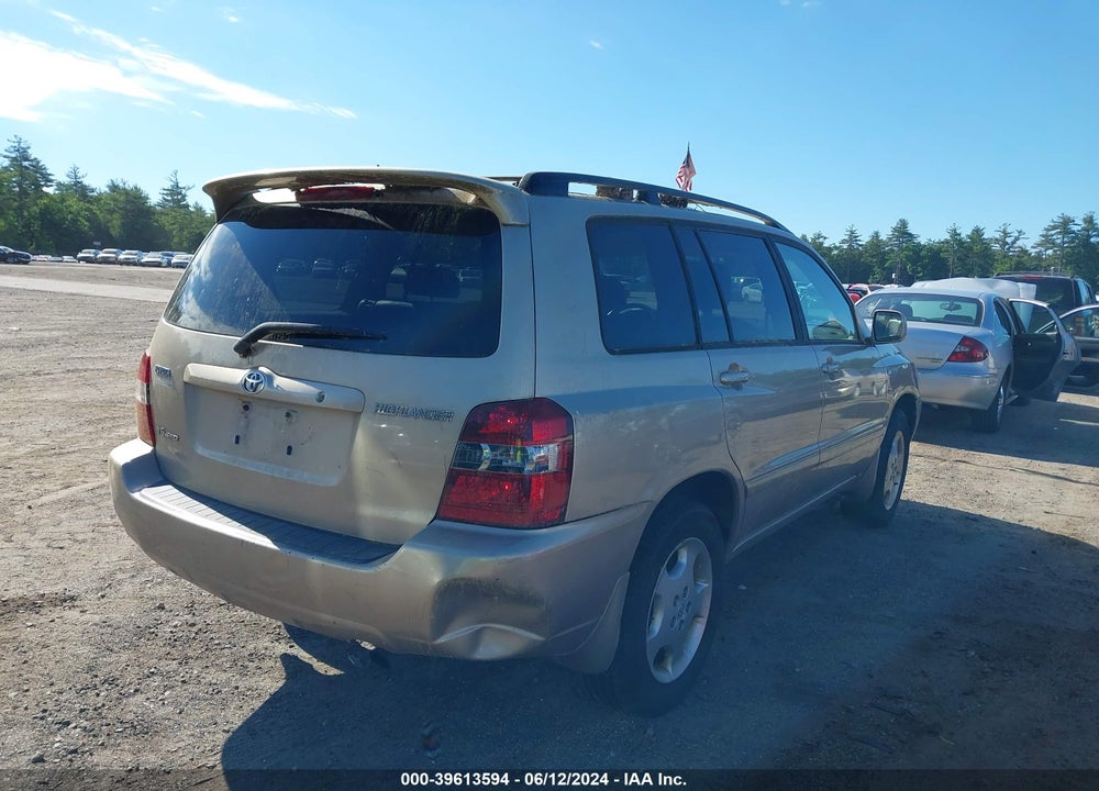 2005 TOYOTA HIGHLANDER LIMITED V6 VIN: JTEEP21A850135511