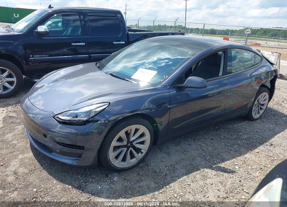 2022 TESLA MODEL 3 LONG RANGE DUAL MOTOR ALL-WHEEL DRIVE VIN: 5YJ3E1EBXNF173709