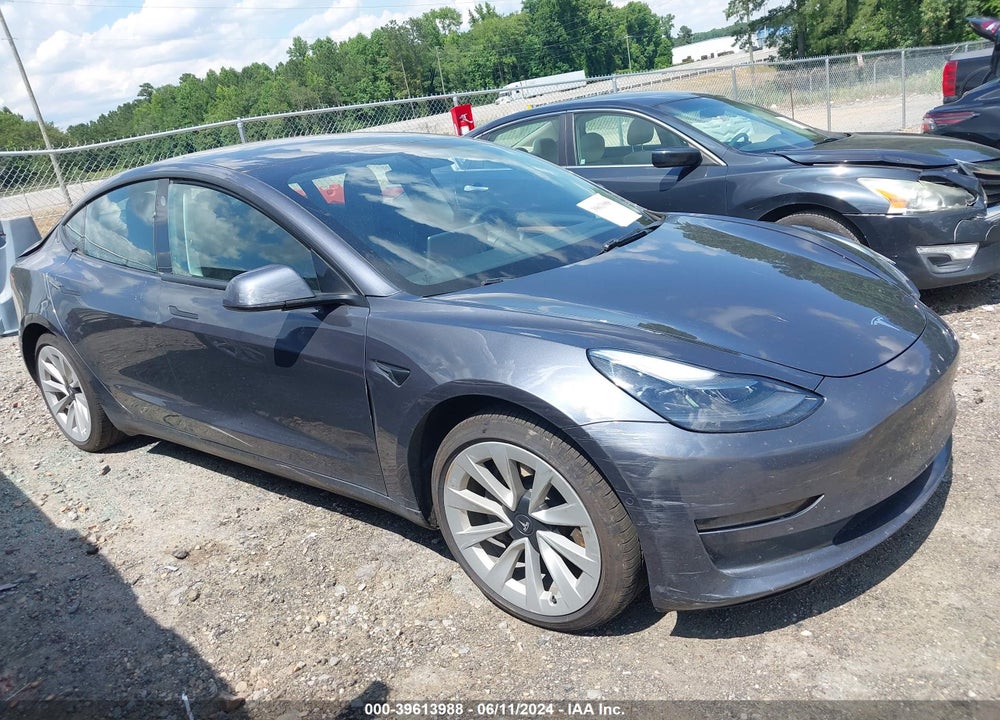 2022 TESLA MODEL 3 LONG RANGE DUAL MOTOR ALL-WHEEL DRIVE VIN: 5YJ3E1EBXNF173709