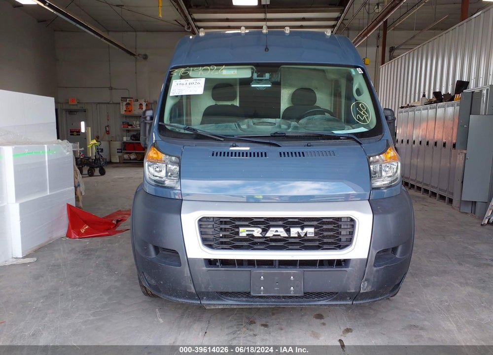 2020 RAM PROMASTER 3500 CARGO VAN HIGH ROOF 159 WB EXT VIN: 3C6URVJG9LE116963